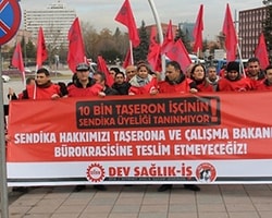 'Taşerona Hayır' Diyen DİSK Genel Sekreteri ile 25 Kişi Gözaltına Alındı