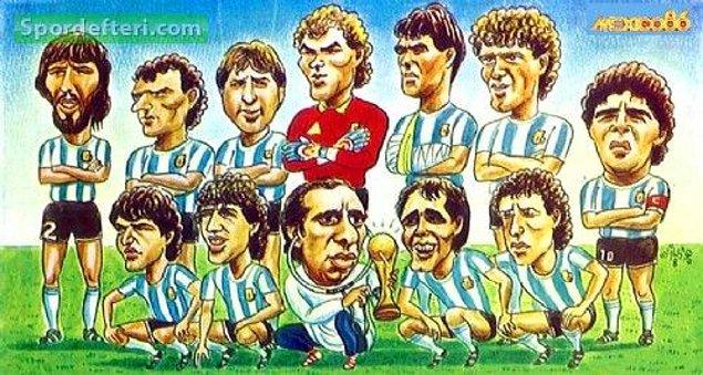 6. 1986 ve 1990 Dünya Kupası'nda, Arjantin Milli Takımı futbolcularının tavuk yemesi 'uğursuzluk getiriyor' gerekçesiyle yasakladı.