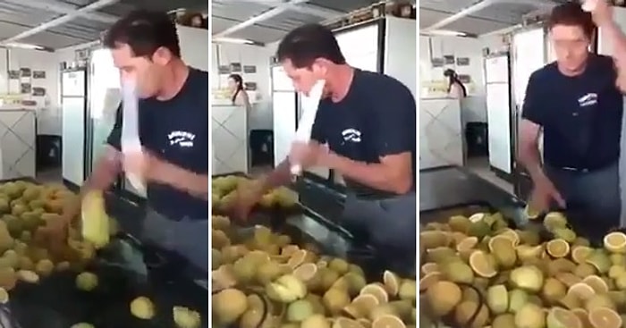 Gerçek Hayatta Fruit Ninja