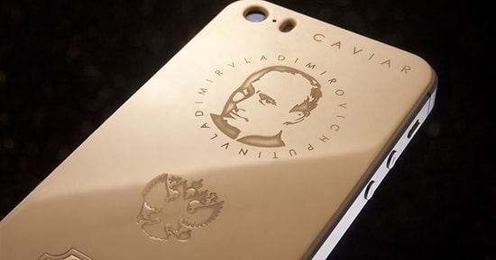 4 Bin 300 Dolara Putin Portreli Altın iPhone!