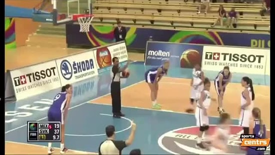 Maçta Beyni Duran Kadın Basketbolcular