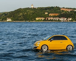 Fiat 500′ler Artık Yüzebiliyor