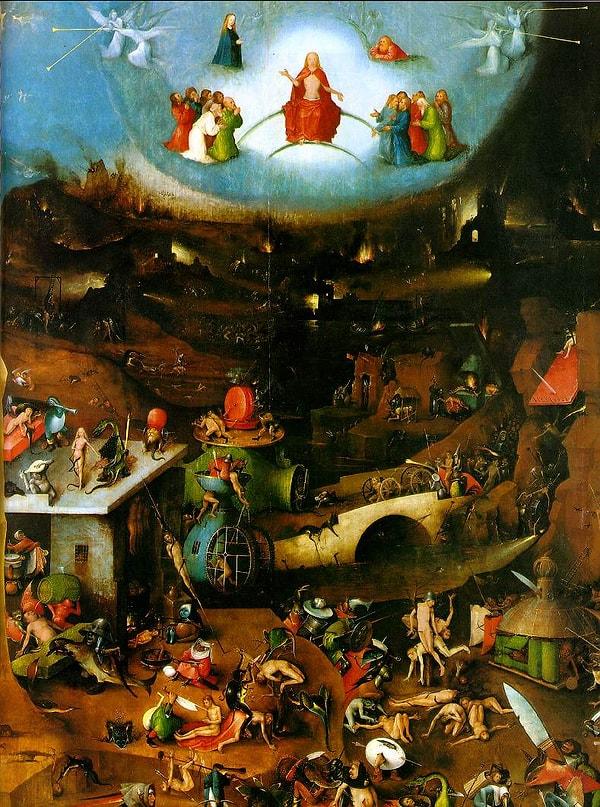 6. The Last Judgement (Kıyamet Günü) - Hieronymus Bosch (1505)