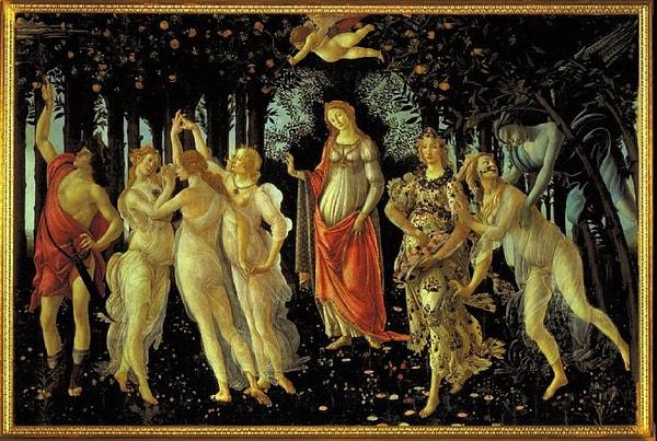 8. Allegoria della Primavera (İlkbahar) - Sandro Botticelli (1478)