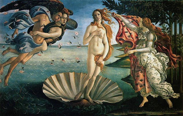 Botticelli - Nascita di Venere (1485)
