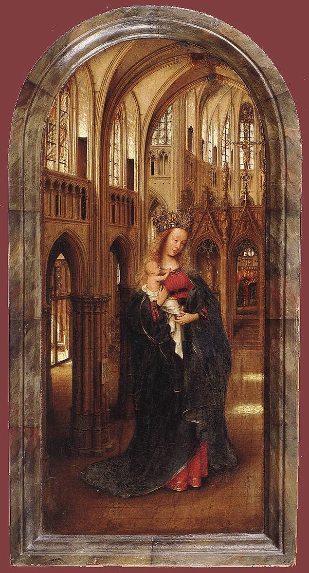 Van Eyck - Madonna in the Church (1425) - Gemaldegalerie, Berlin