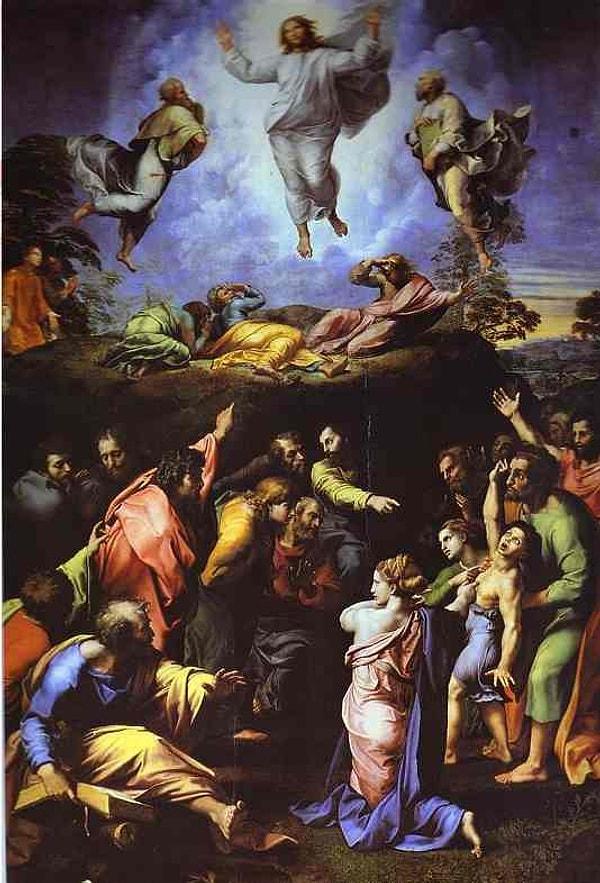 29. Trasfigurazione (İsa'nın Başkalaşımı) - Raffaello Sanzio (1519)