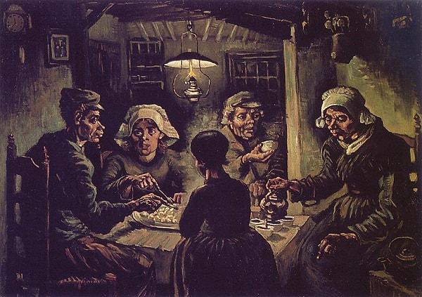 32. Potato Eaters - Van Gogh (1885)