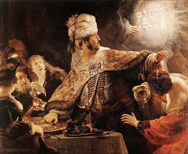 39. Belshazzar's Feast - Rembrandt (1635)