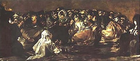 Goya - Aquelarre/ Il Grande Caprone (1821) - Prado, Madrid