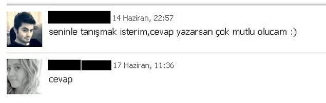 2. Tanımadığın birisi seni Facebook'tan mesaj atmış ve tanışmak istiyor. Ona nasıl bir cevap verirsin?