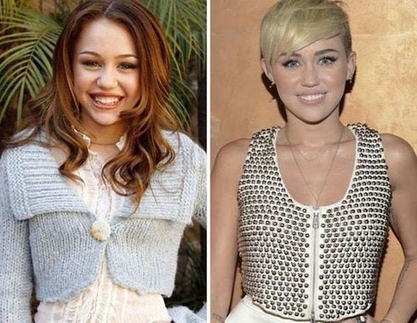 23. Miley Cyrus 2006 ve şimdiki hali