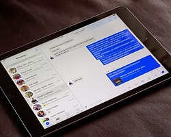 Facebook Messenger iPad'de