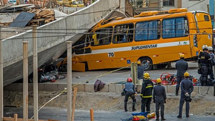 Brezilya'da Dünya Kupası Köprüsü Çöktü: 2 Ölü