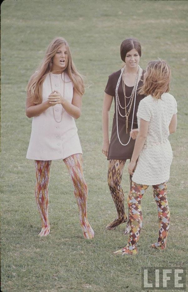 14. Life Magazine dergisinden liseli modasını yansıtan bir fotoğraf (1969)
