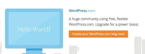 1. WordPress.com’a Kayıt