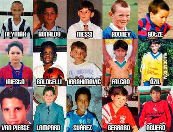 35. Dünya Kupası yıldızlarının çocukluk halleri ( Falcao ve İbrahimoviç ihmal edilecek)