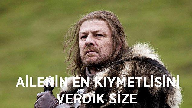 4. Eddard Stark - Oturaklı dünür