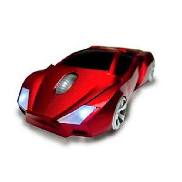 6-) Kırmızı Şimşek Araba Mouse
