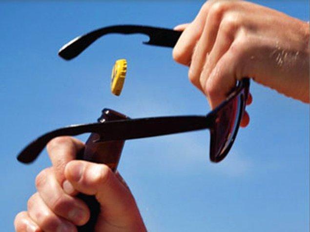 4. Güneş gözlüğü emin ellerde faydalı aparatlara da dönüşebilir kullanışlıdır.