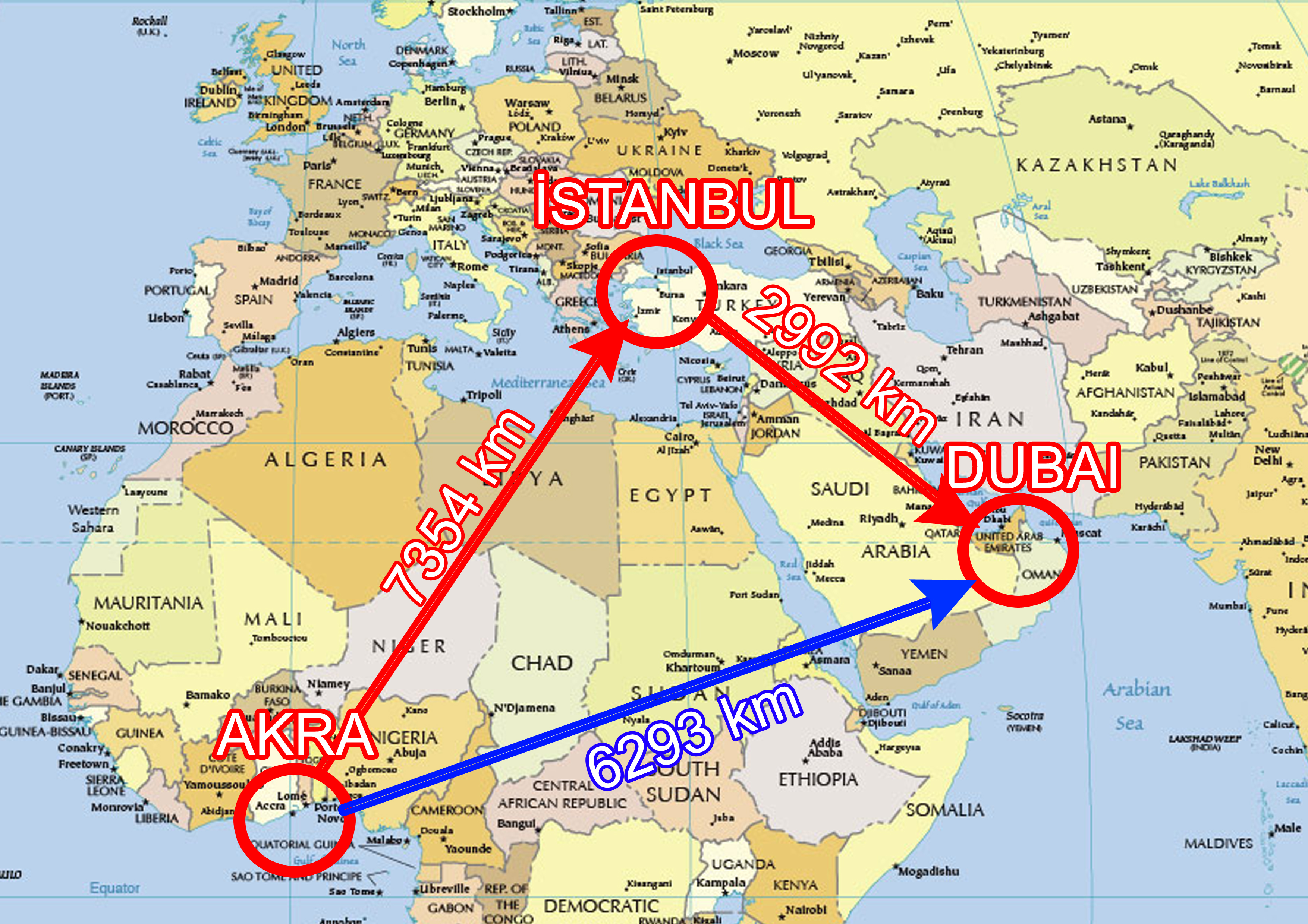 Стамбул и Дубай на карте. Турция и Дубай на карте. Стамбул Дубай маршрут.