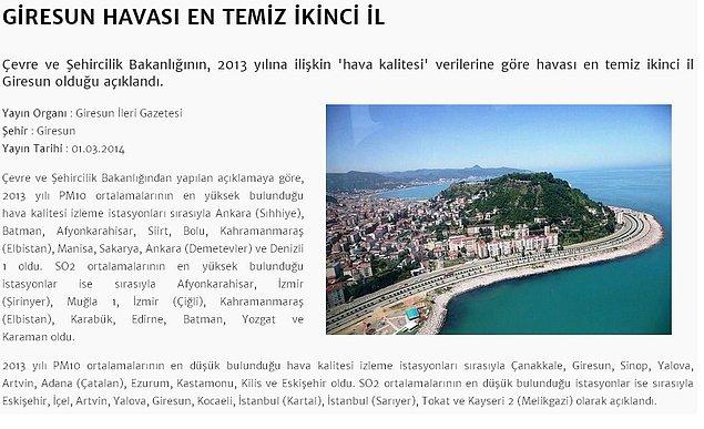 Bonus: En temiz hava sahip Türkiye'nin ikinci ilinde yaşamaktır