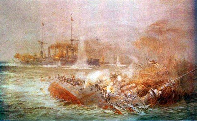 19. 8 Aralık 1914 Falkland adaları muharebesi