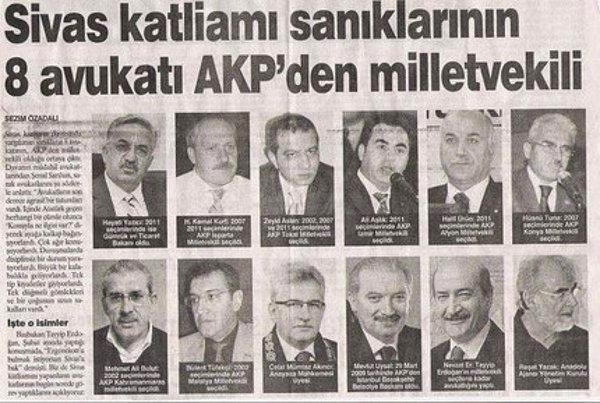 İdam cezası kaldırıldı. Sanıkların avukatları AKP ve Saadet Partisi kadrosunda