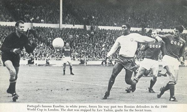 1966 İngiltere İber'in İncisi Eusebio (9 Gol)