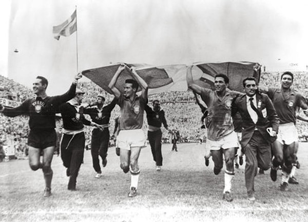 6. İsveç 1958 Sahne Brezilya'nın