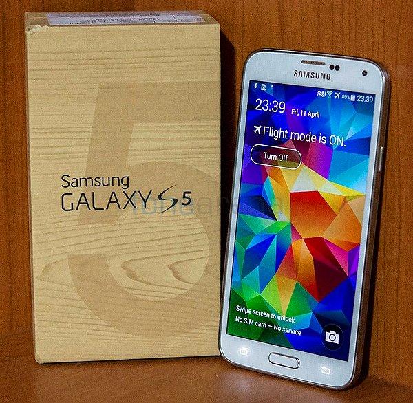 Samsung Galaxy S5 – 2800 mAh Batarya – 130 Dakikada %100 Şarj