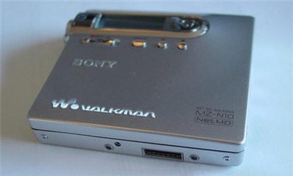1992 MiniDisc Formatlı İlk Walkman