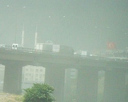 İstanbul'un Üstünden Fırtına Geçti