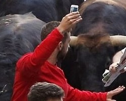 Boğaların Arasında Selfie!