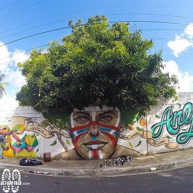 Ağaçlarla Yapılmış 5 Muhteşem Graffiti