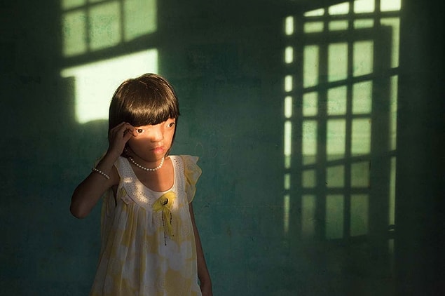 9. Acı; Nguyen Thi Ly 9 yaşında ve ''Agent Orange'' mağduru.