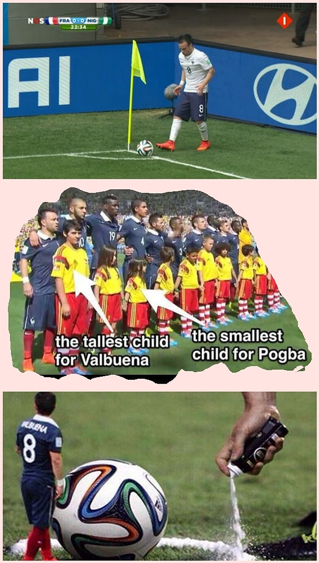 12. Valbuena'nın boyuyla az dalga geçilmedi ancak o küçük ama etkili olduğunu gösterdi.