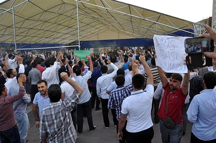 ABD Başkonsolosluğu'nun İftar Çadırını Tekbirle Bastılar