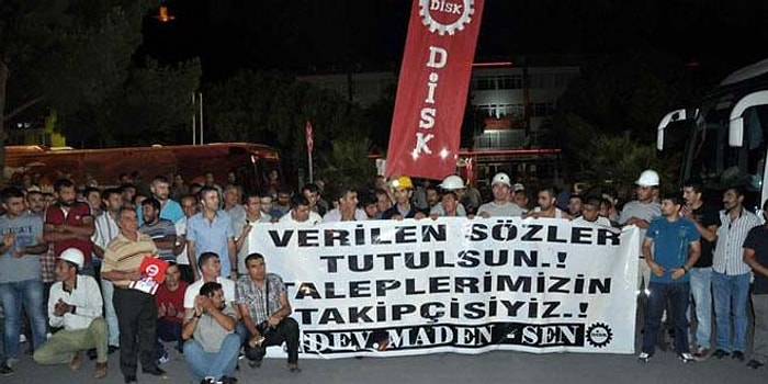 Soma İşçileri Ankara'da