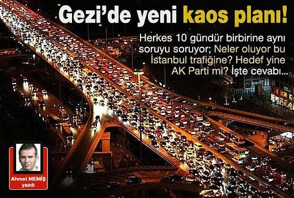 4. İstanbul trafiğini Geziciler tıkıyor!