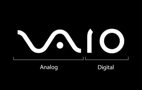 8- ) Sony Vaio logosundaki son iki harfin bilgisayar dilindeki 1 ve 0 olduğunu ve ilk iki kısmında elektrikte analoğu temsil ettiğini,