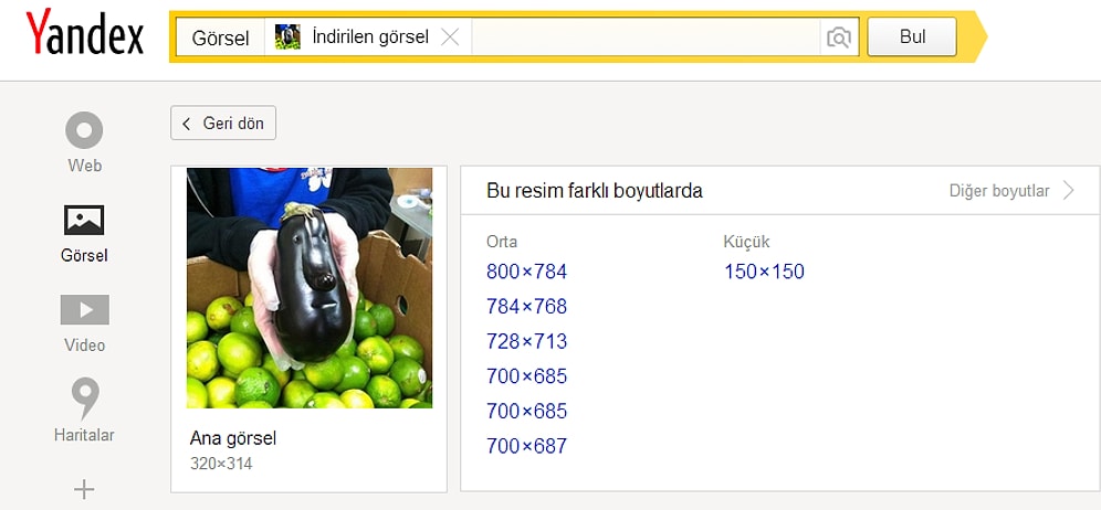Yandex Görsel Servisini Geliştirdi