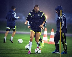 Fenerbahçe Yağmur Altında Çalıştı