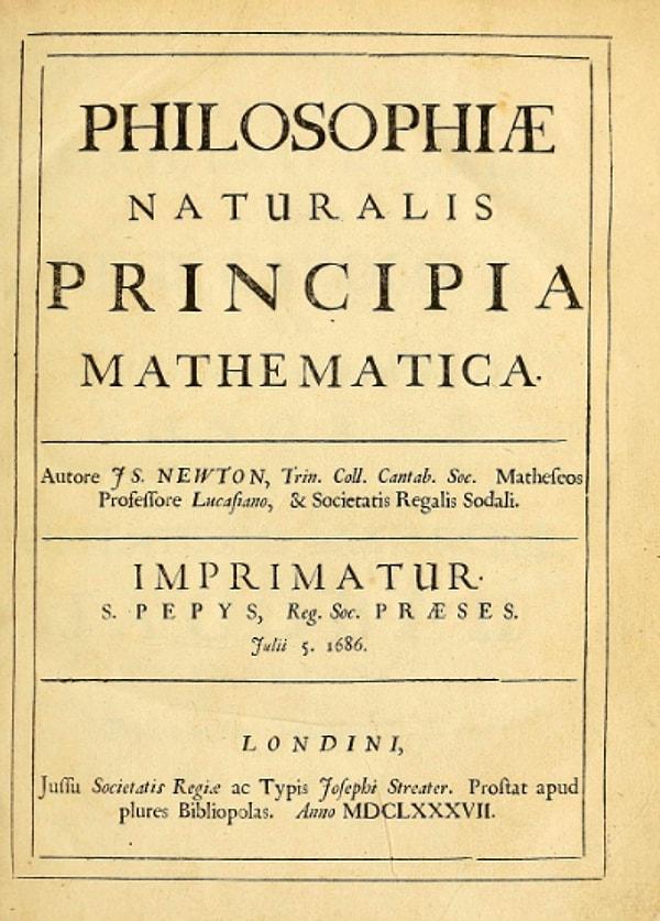 1. Philosophiae Naturalis Principia Mathematica