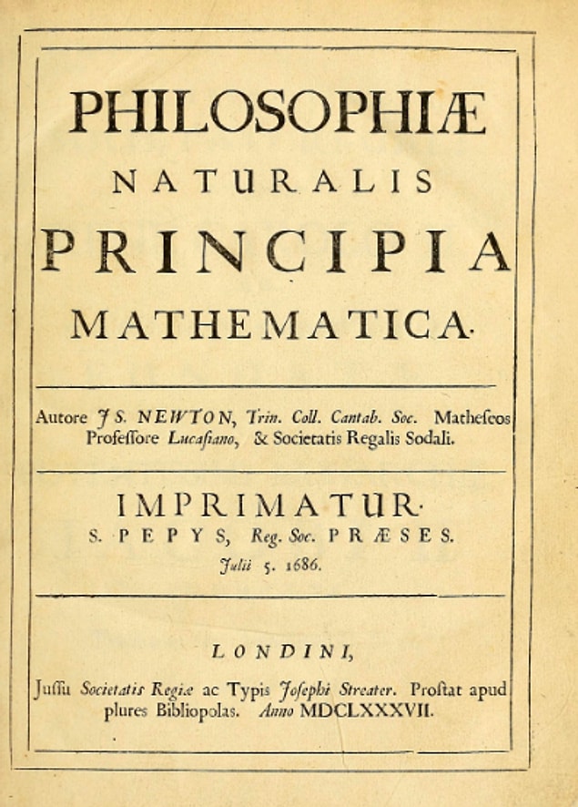 1. Philosophiae Naturalis Principia Mathematica