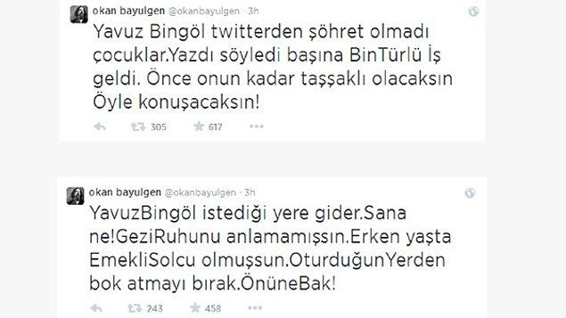 İşte Okan Bayülgen'in Twitter hesabından yaptığı o paylaşımlar: