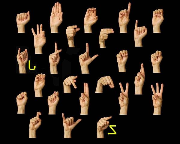 24. Nasıl ki insanlar başka bir dili konuşurken aksanları olabiliyorsa, işaret dilinde de aksan vardır.