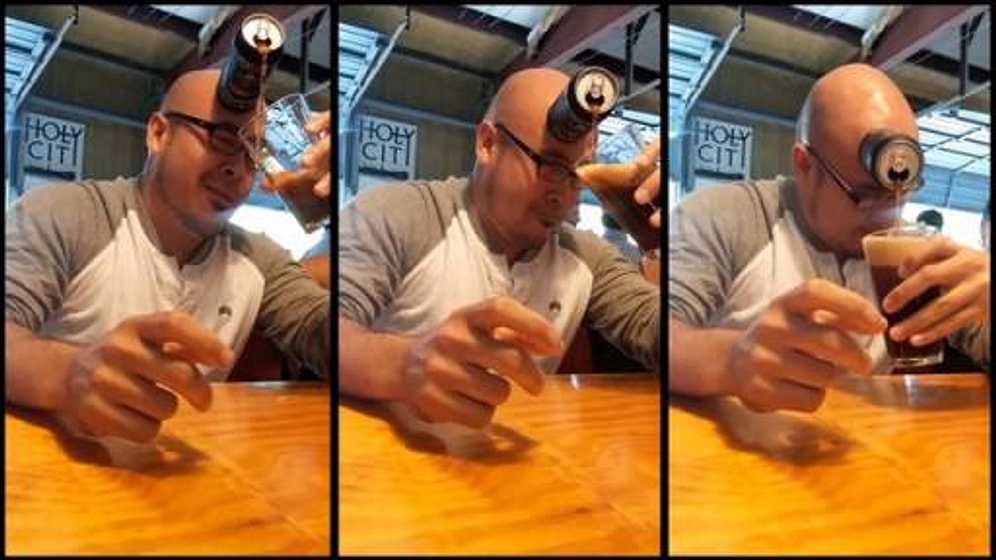 Elini Kullanmadan İçeceği Bardağa Koymak