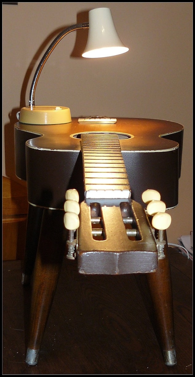 18. Eski gitarınızla yapabileceğiniz dekorasyonlar