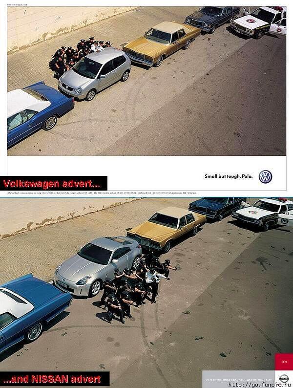 14. VW reklamına Nissan'ın cevabı :)